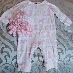 💞Janie and Jack Elephant One Piece Suit💞